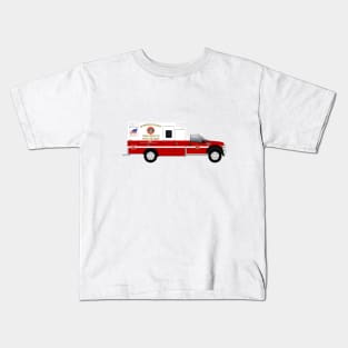 Monroe County Fire Department Florida Ambulance Kids T-Shirt